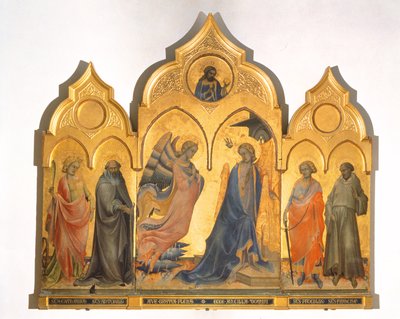 Verkündigung mit Heiligen von Lorenzo Monaco